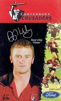 1999 Canterbury Rugby Football Union Ford/More FM Canterbury Crusaders #NNO Daryl Lilley Front